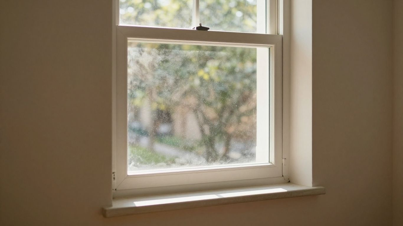 Fenêtre neuve dans une maison lumineuse.
